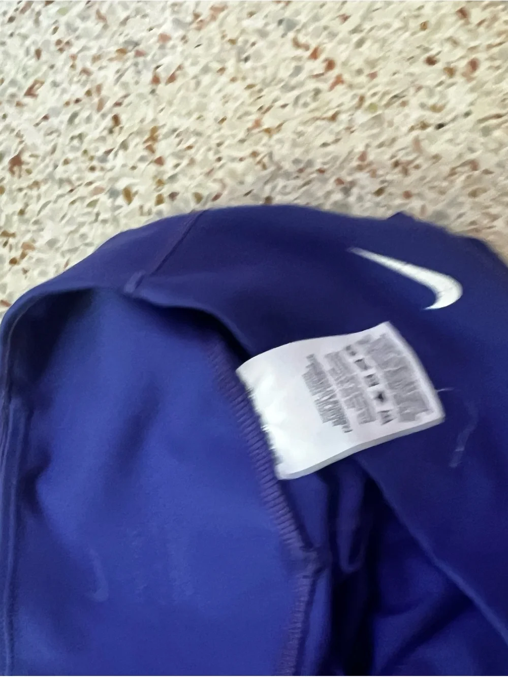 Nike purple Performance bike shorts with White Swoosh